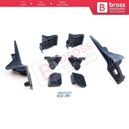 Ford Fiesta B299 B409 B479 2013-2019 D2BZ13008L D2BZ13008J İçin Sağ Sol Ön Far Ayak Tamir Seti