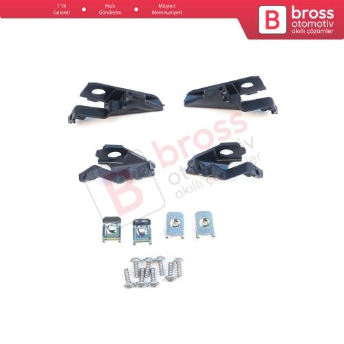 VW Polo MK5 6R 6C 61 2009-2016 6C0998225 6R0998226 İçin Sağ Sol Ön Far Ayak Tamir Seti