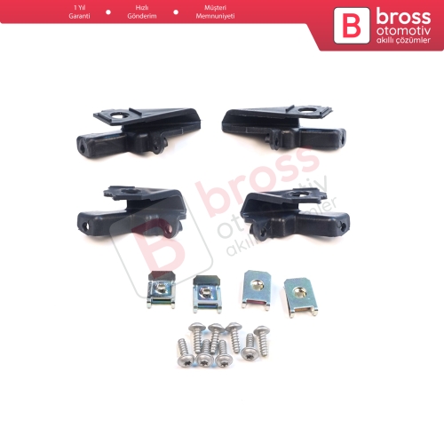 VW Polo MK5 6R 6C 61 2009-2016 6C0998225 6R0998226 İçin Sağ Sol Ön Far Ayak Tamir Seti