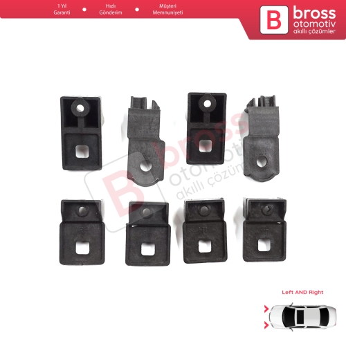 VW Crafter MK1 2E 2F 2006-2017 2E0998225 2E0998226 İçin Sağ Sol Ön Far Ayak Tamir Seti