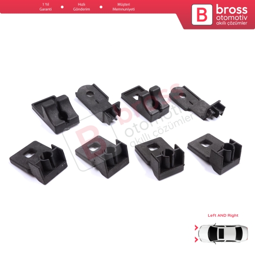 VW Crafter MK1 2E 2F 2006-2017 2E0998225 2E0998226 İçin Sağ Sol Ön Far Ayak Tamir Seti