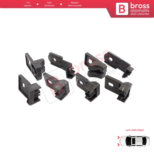 VW Crafter MK1 2E 2F 2006-2017 2E0998225 2E0998226 İçin Sağ Sol Ön Far Ayak Tamir Seti