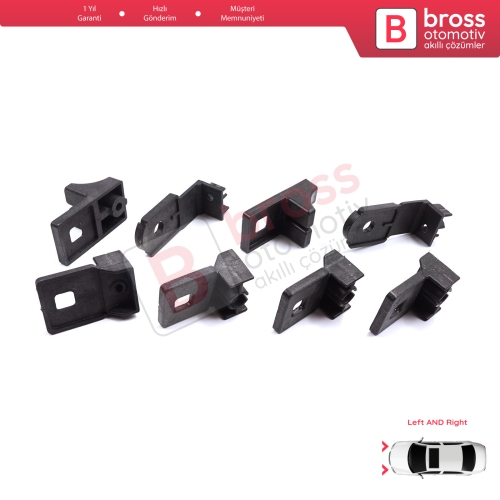 VW Crafter MK1 2E 2F 2006-2017 2E0998225 2E0998226 İçin Sağ Sol Ön Far Ayak Tamir Seti