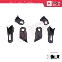 Fiat Abarth Grande Punto MK3 199 2005-2013 89101372SX 89101373DX İçin Sol Sağ Ön Far Ayak Tamir Seti