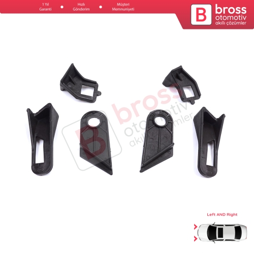 Fiat Abarth Grande Punto MK3 199 2005-2013 89101372SX 89101373DX İçin Sol Sağ Ön Far Ayak Tamir Seti