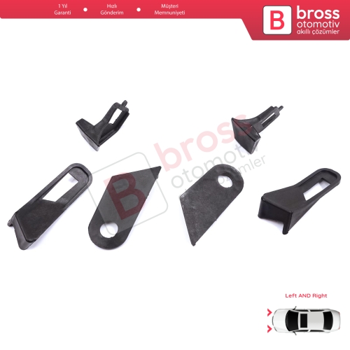 Fiat Abarth Grande Punto MK3 199 2005-2013 89101372SX 89101373DX İçin Sol Sağ Ön Far Ayak Tamir Seti