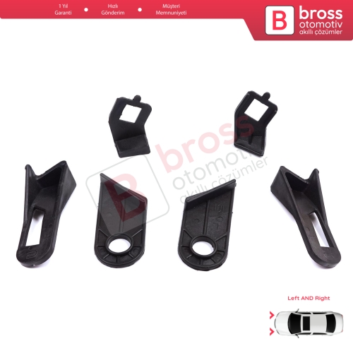 Fiat Abarth Grande Punto MK3 199 2005-2013 89101372SX 89101373DX İçin Sol Sağ Ön Far Ayak Tamir Seti
