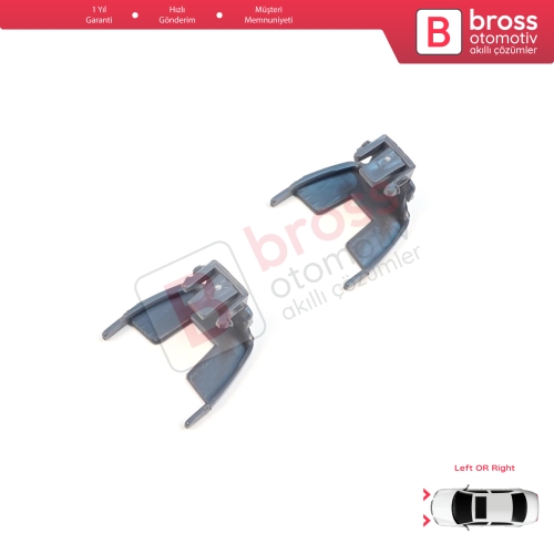 BMW 5 Serisi F10 F11 F18 LCI 2009-2017 için 2 Adet Gündüz Farı Angel Eye Far Montaj Braketi 63117343911 63117343912