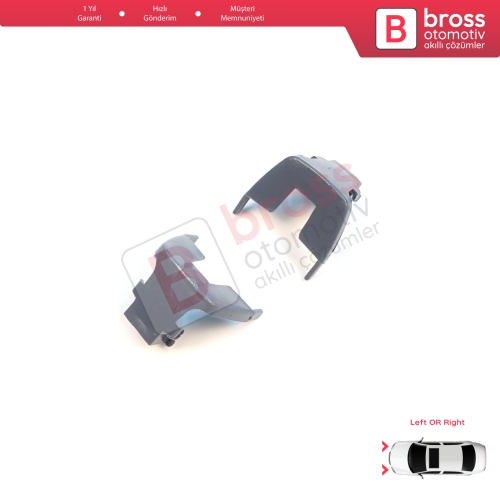 BMW 5 Serisi F10 F11 F18 LCI 2009-2017 için 2 Adet Gündüz Farı Angel Eye Far Montaj Braketi 63117343911 63117343912