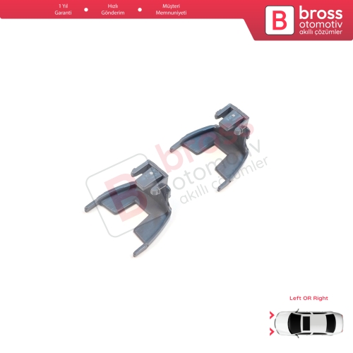 BMW 5 Serisi F10 F11 F18 LCI 2009-2017 için 2 Adet Gündüz Farı Angel Eye Far Montaj Braketi 63117343911 63117343912