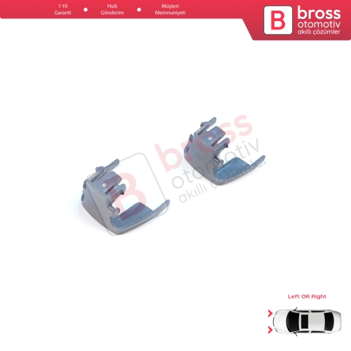 BMW 5 Serisi F10 F11 F18 LCI 2009-2017 için 2 Adet Gündüz Farı Angel Eye Far Montaj Braketi 63117343911 63117343912