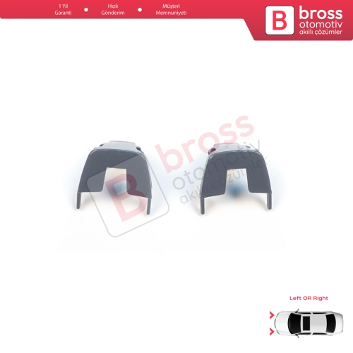 BMW 5 Serisi F10 F11 F18 LCI 2009-2017 için 2 Adet Gündüz Farı Angel Eye Far Montaj Braketi 63117343911 63117343912