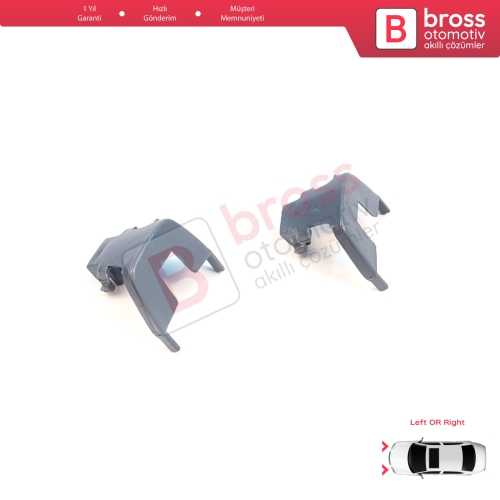 BMW 5 Serisi F10 F11 F18 LCI 2009-2017 için 2 Adet Gündüz Farı Angel Eye Far Montaj Braketi 63117343911 63117343912