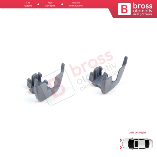 BMW 5 Serisi F10 F11 F18 LCI 2009-2017 için 2 Adet Gündüz Farı Angel Eye Far Montaj Braketi 63117343911 63117343912