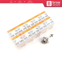 Kısa Uzun Far Sis Lambası için 10 Adet OSRAM ORIGINAL Seri 64193 12V 60/55W H4 Halojen Far Ampulü Tırnaklı