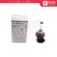 Kısa Uzun Far Sis Lambası için 1 Adet BOSCH BASIC 1 987 302 805 H8 12V 35W PGJ19-1 Plastik Soketli H8 Halojen Ampul