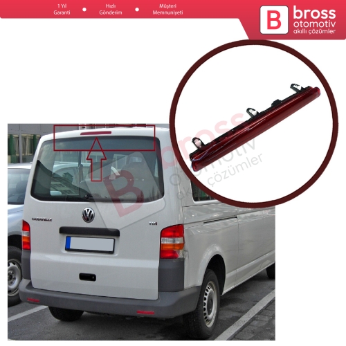 VW T5 Transporter Multivan Caravelle için Ek Fren Lambası 3.Stop 7E0945097A