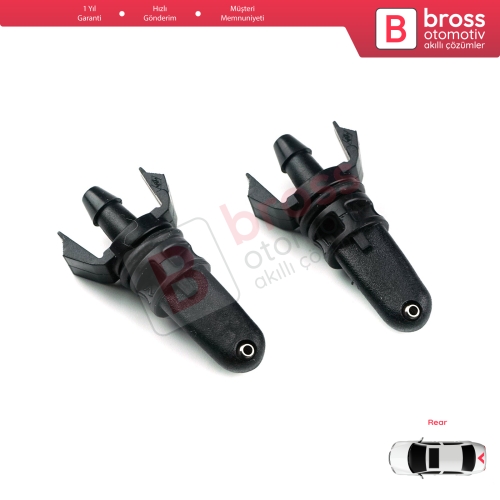 Renault Scenic MK2 3 Megane 2 Espace 5 Clio 3 Twingo 2 8200107563 için Arka Cam Su Fıskiye Memesi 8200107563