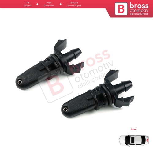 Renault Scenic MK2 3 Megane 2 Espace 5 Clio 3 Twingo 2 8200107563 için Arka Cam Su Fıskiye Memesi 8200107563