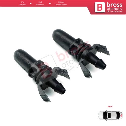 Renault Scenic MK2 3 Megane 2 Espace 5 Clio 3 Twingo 2 8200107563 için Arka Cam Su Fıskiye Memesi 8200107563