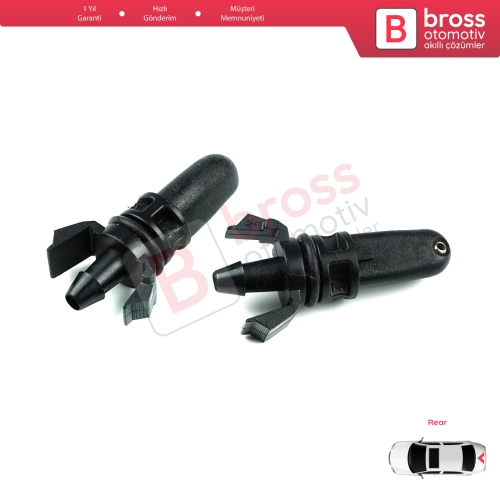 Renault Scenic MK2 3 Megane 2 Espace 5 Clio 3 Twingo 2 8200107563 için Arka Cam Su Fıskiye Memesi 8200107563