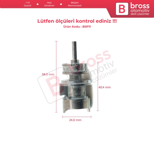 VW Audi Seat  Skoda Ford 4B0905851 İçin Kontak Ateşleme Kilit Silindir Mili