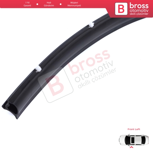 VW Transporter T5 T6 T6.1 Caravelle Multivan 7H0837565 İçin Ön Sol Çamurluk Kapı Alt Fitili 