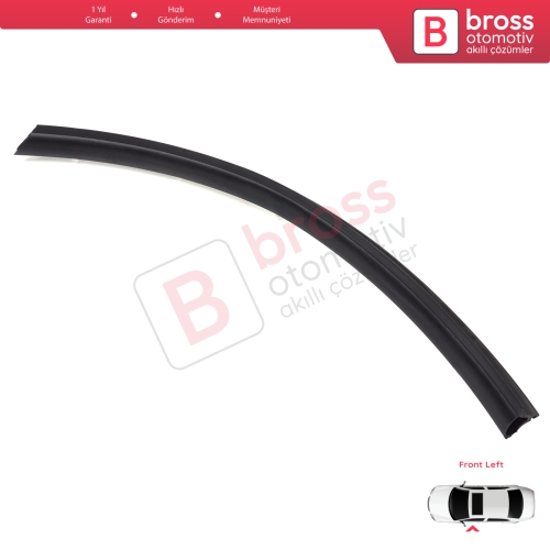 VW Transporter T5 T6 T6.1 Caravelle Multivan 7H0837565 İçin Ön Sol Çamurluk Kapı Alt Fitili 