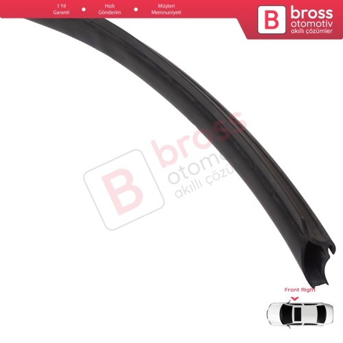 VW Transporter T5 T6 T6.1 Caravelle Multivan 7H0837566 İçin Ön Sağ Çamurluk Kapı Alt Fitili 
