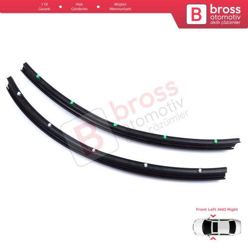VW Transporter T5 T6 T6.1 Caravelle Multivan 7H0837565 7H0837566 İçin Ön Kapı Alt Fitili Seti