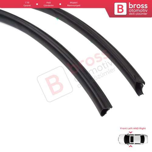 VW Transporter T5 T6 T6.1 Caravelle Multivan 7H0837565 7H0837566 İçin Ön Kapı Alt Fitili Seti