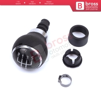 VW Golf Jetta MK5 MK6 Touran MK1 Caddy MK3 Eos Scirocco MK3 1K0711113 için Krom Çerçeve 5 İleri Vites Topuzu