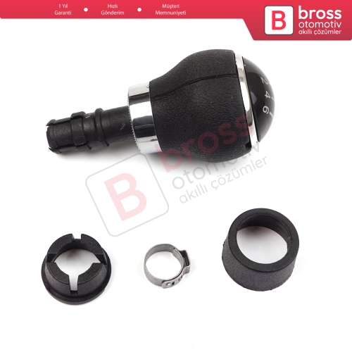 VW Golf Jetta MK5 MK6 Touran MK1 Caddy MK3 Eos Scirocco MK3 1K0711113 için Krom Çerçeve 6 İleri Vites Topuzu
