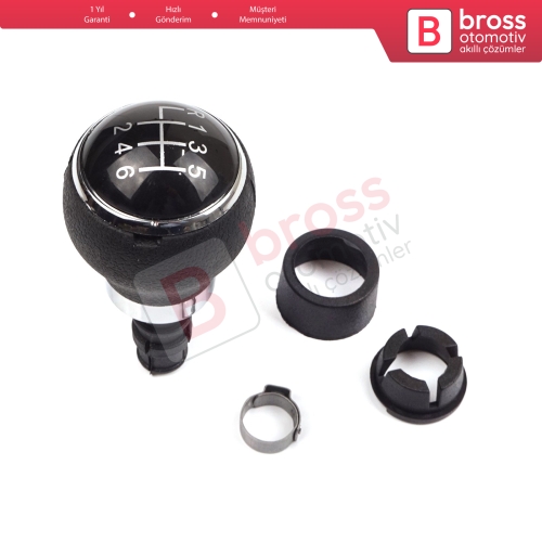 VW Golf Jetta MK5 MK6 Touran MK1 Caddy MK3 Eos Scirocco MK3 1K0711113 için Krom Çerçeve 6 İleri Vites Topuzu