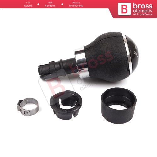 VW Golf Jetta MK5 MK6 Touran MK1 Caddy MK3 Eos Scirocco MK3 1K0711113 için Krom Çerçeve 6 İleri Vites Topuzu