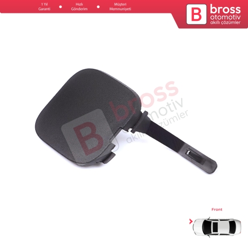 Renault Megane MK2  2002-2008 3/4/5 Kapı 7700474483 8200115121 için Ön Tampon Çeki Demiri Kapağı ASTARLI