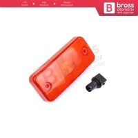 Fiat Ducato 250 Jumper Boxer Daily Relay 2006-2024 6303.A1 İçin 1 Adet Amber Renk Yan Bant Kapı Çamurluk Sinyali