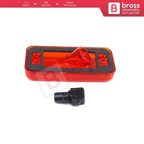 Fiat Ducato 250 Jumper Boxer Daily Relay 2006-2024 6303.A1 İçin 1 Adet Amber Renk Yan Bant Kapı Çamurluk Sinyali