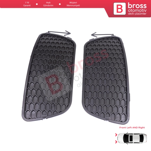 Fiat Palio Siena MK1 178 2007-2016 Albea 2002-2012 51703144 51703145 için Ön Sol Sağ Sis Far Çerçevesi Sissiz