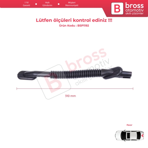 Renault Megane MK2 Sedan 2002-2009 8200124902 için Bagaj Tesisat Körüğü Kablo Koruma Geçiş Borusu