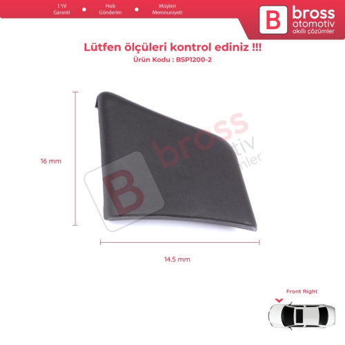 Citroen Berlingo MK1 M49 M59 1996-2008 8544.J8 İçin Ön Sağ Çamurluk Çıtası