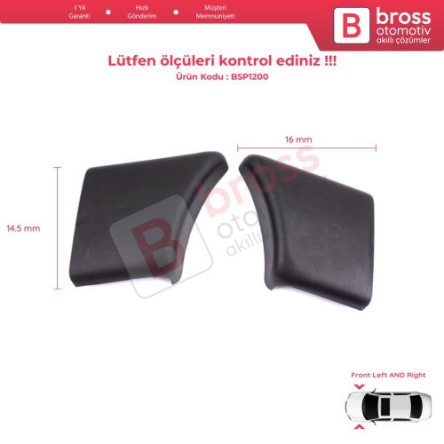 Citroen Berlingo MK1 M49 M59 1996-2008 8544J7 8544J8 İçin Ön Sol Sağ Çamurluk Çıtası