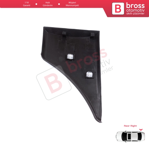 Citroen Berlingo MK1 M49 M59 1996-2008 8547.K4 İçin Arka Sağ Çamurluk Çıtası