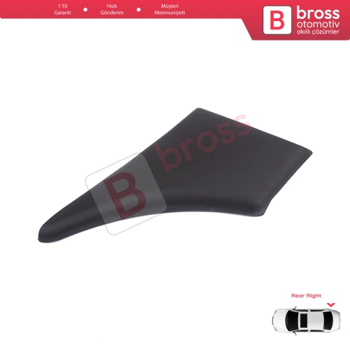 Citroen Berlingo MK1 M49 M59 1996-2008 8547.K4 İçin Arka Sağ Çamurluk Çıtası