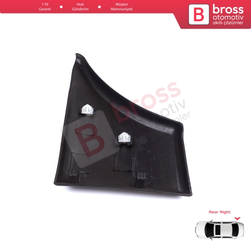 Citroen Berlingo MK1 M49 M59 1996-2008 8547.K4 İçin Arka Sağ Çamurluk Çıtası