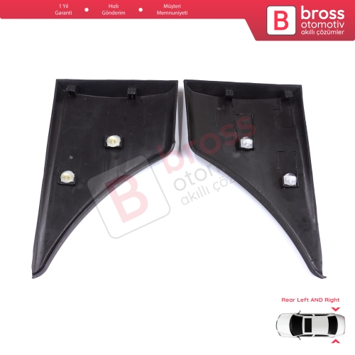 Citroen Berlingo MK1 M49 M59 1996-2008 8547L9 8547K4 İçin Arka Sol Sağ Çamurluk Çıtası