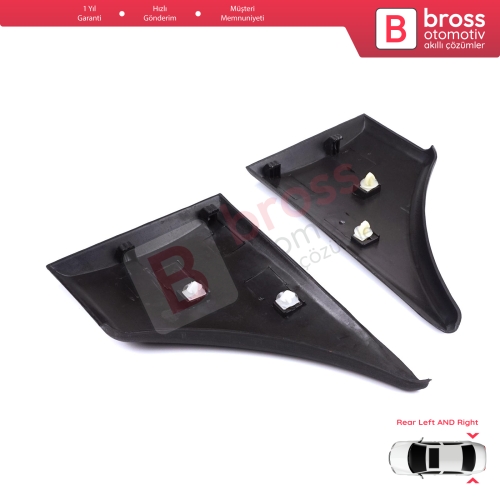Citroen Berlingo MK1 M49 M59 1996-2008 8547L9 8547K4 İçin Arka Sol Sağ Çamurluk Çıtası