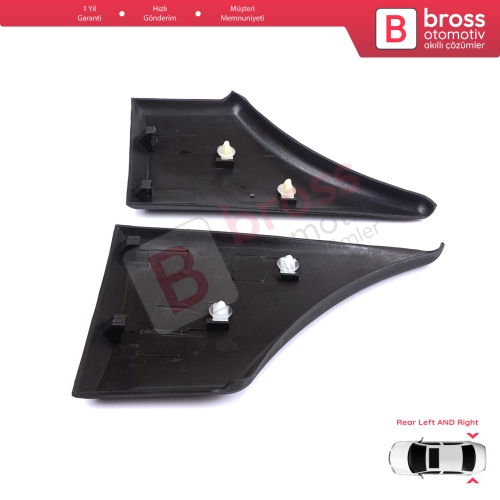 Citroen Berlingo MK1 M49 M59 1996-2008 8547L9 8547K4 İçin Arka Sol Sağ Çamurluk Çıtası