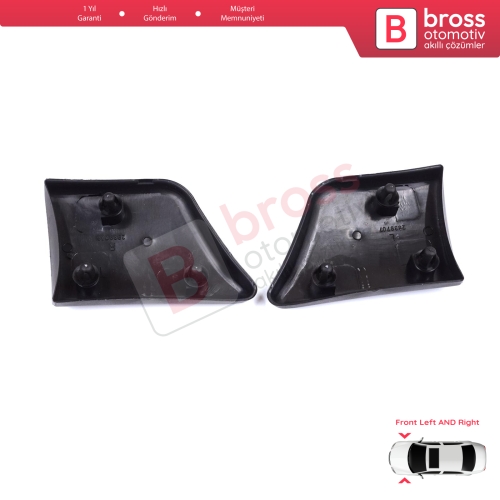 Peugeot Partner M49 1996-2002 Makyajsız Kasa 8544.F2 8544.F1 İçin Ön Sol ve Sağ Çamurluk Çıtası
