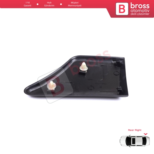 Peugeot Partner MK1 M49 M59 1996-2008 8547.K5 İçin Arka Sağ Çamurluk Çıtası
